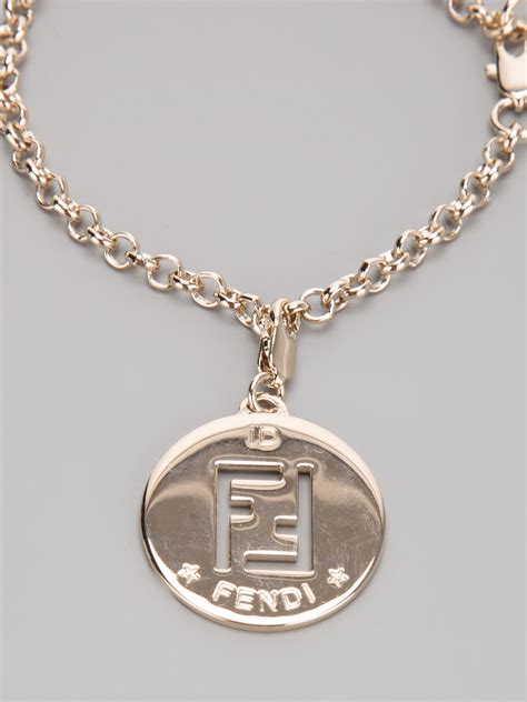 fendi jewelry necklace|fendi bracelet price.